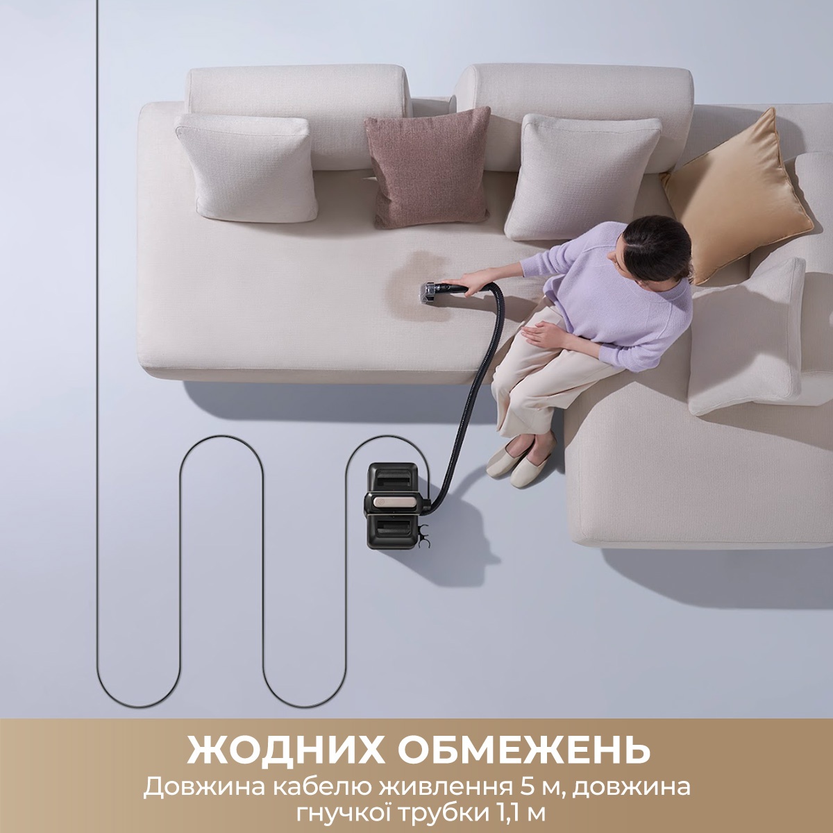 Моющий пылесос для ковров и тканей Dreame N10 