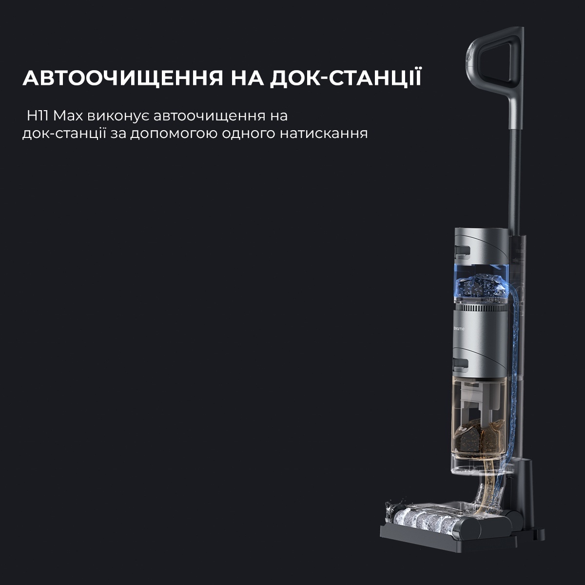 Миючий пилосос Dreame H11 Max 