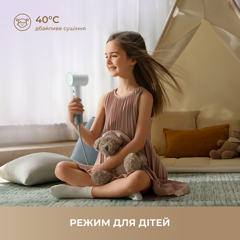Компактний дорожній фен Dreame Hair MINI Purple (AHG11APPL) ціна