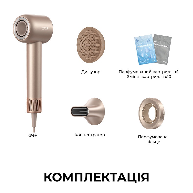 Фен Dreame Glory Mix - Gold (AHD18-GOLD) - купить по низкой цене в