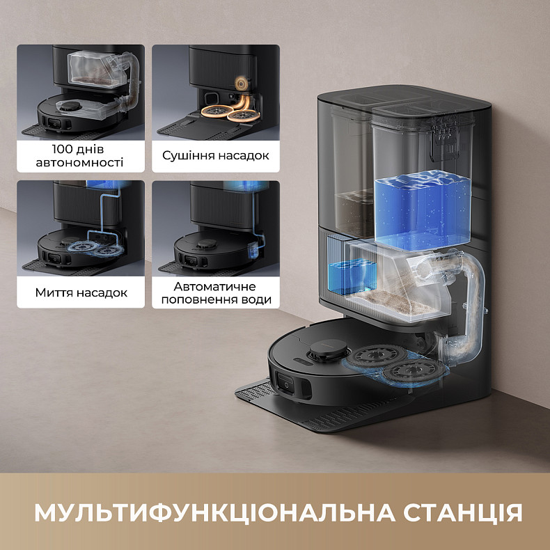 Робот-пылесос моющий Dreame Bot L40 Ultra CE White - купить по