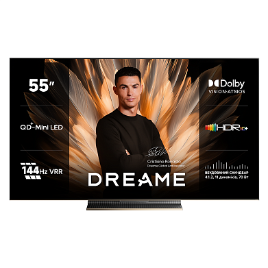 Телевізор Dreame Aura Mini LED 4K TV 55S100 