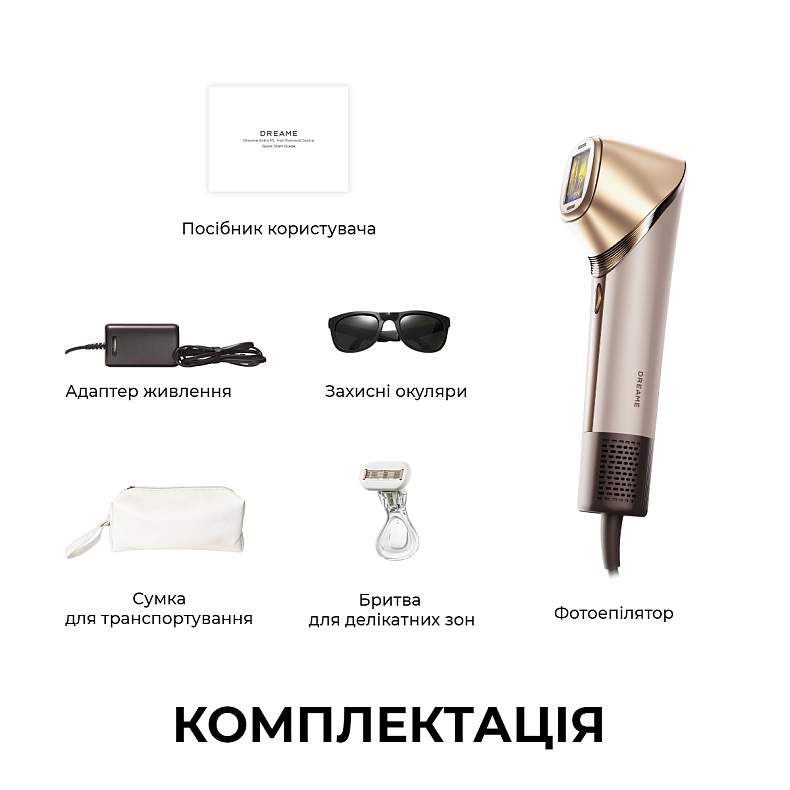 Фотоэпилятор Dreame Astra IPL Rosy Gold (T32A-RG) цена, отзывы