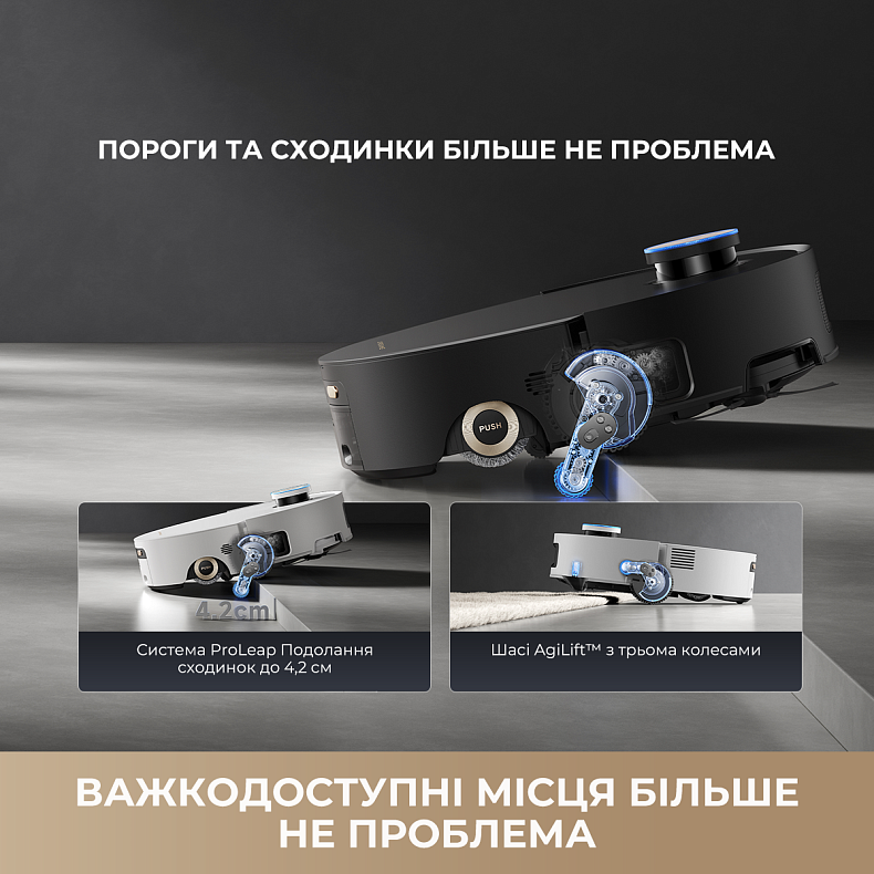 Робот-пилосос миючий Dreame Aqua 10 Ultra Roller Complete Black