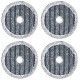 Чистящая ткань для пылесоса Dreame R10 Pro Aqua, R10S Aqua, R20 Aqua (VMP1) 4 шт.