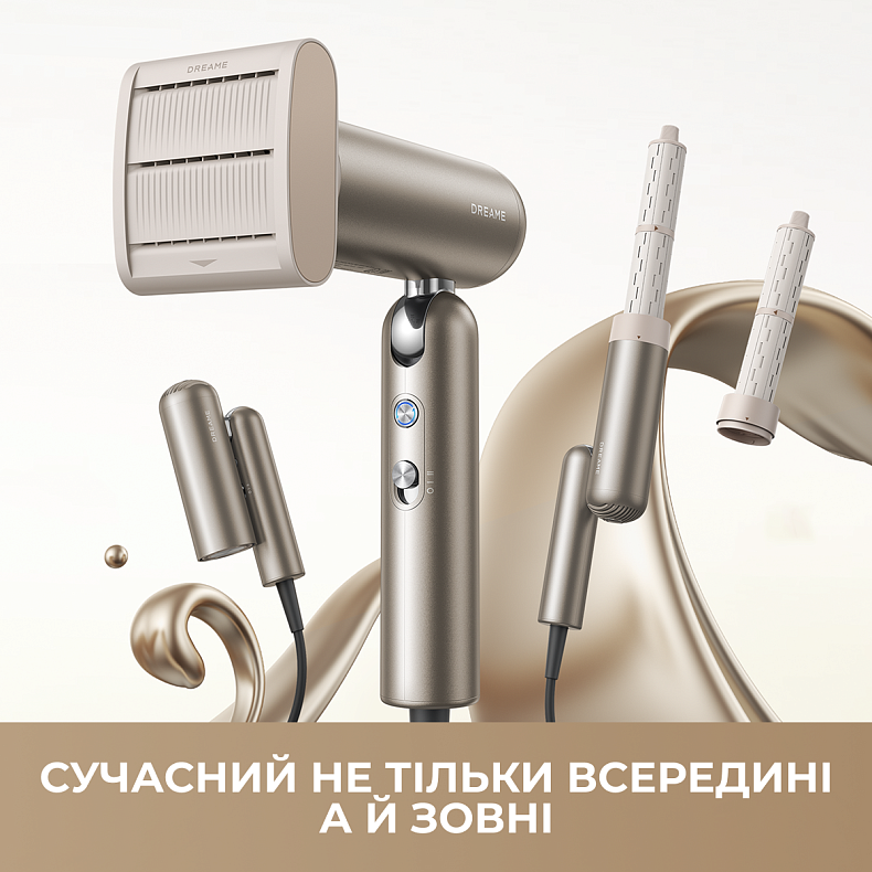 Фен-стайлер Dreame Pocket Pro 3in1 Titanium - купить по низкой