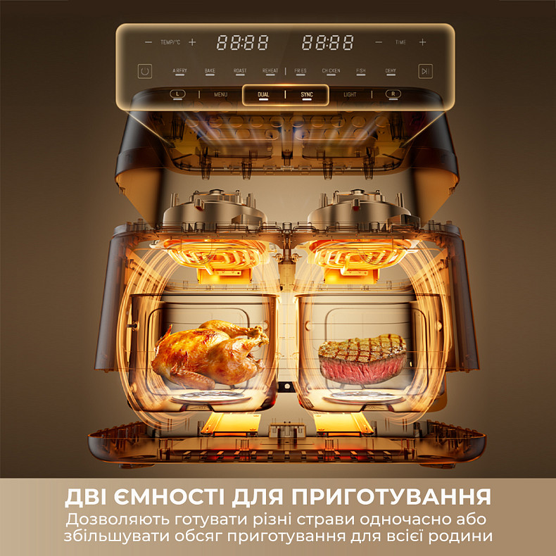Мультипечь DREAME Tasti DZ30 Black цена, отзывы, характеристики