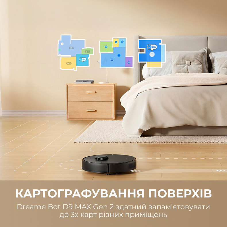 Робот-пылесос Dreame Bot D9 MAX White Gen 2 - купить по низкой