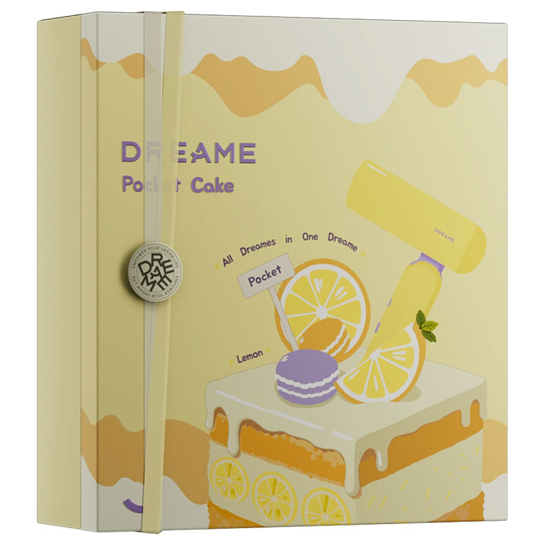 Фен Dreame Pocket Cake Yellow-Lemon Parfait (AHD51C-YL) - купить
