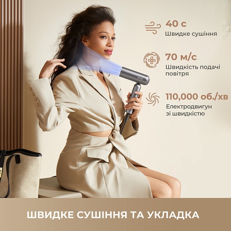 Фен-стайлер Dreame Pocket Titanium AHD51-TI - купить по низкой